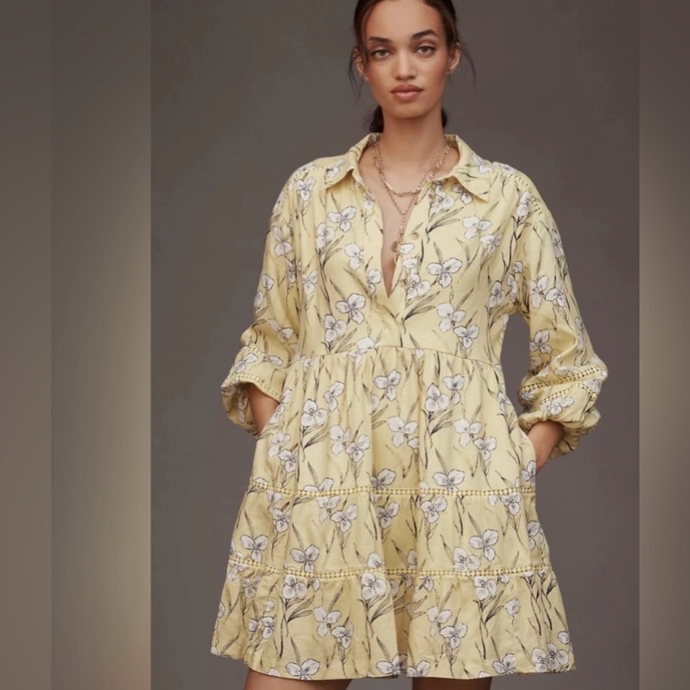 BNWT Anthropologie Maeve The Bettina Dress Size XS